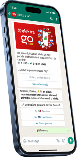 elektrago-send-money-on-whatsapp-phone-spanish